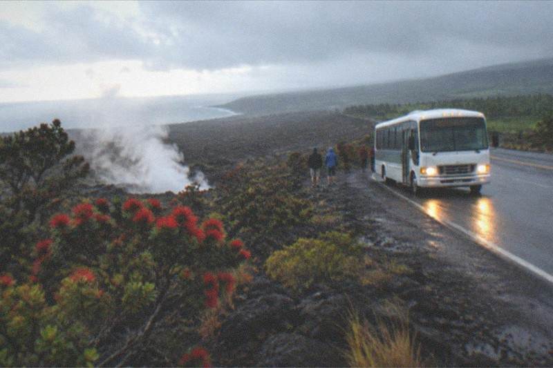 Big Island Volcanoes, Waterfalls and Coffee Farm Day-Trip